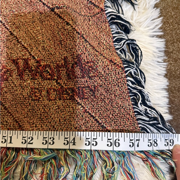 Walt Disney World Tapestry Woven Throw-  Mickeys Holiday - Picture 2 of 4